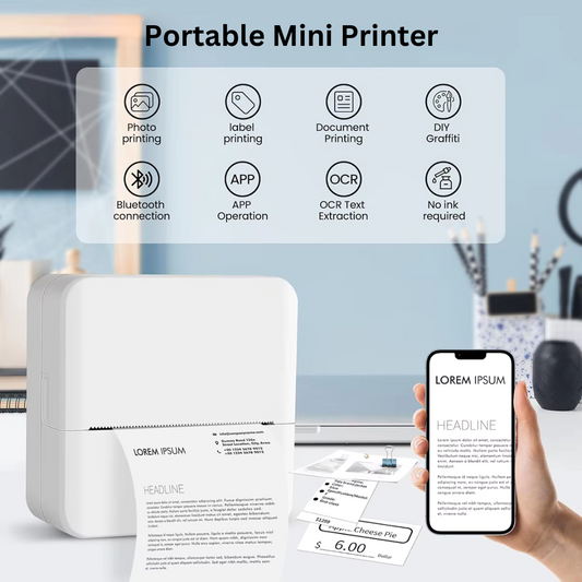 GoPrint Pro™ | Portable Mini Printer