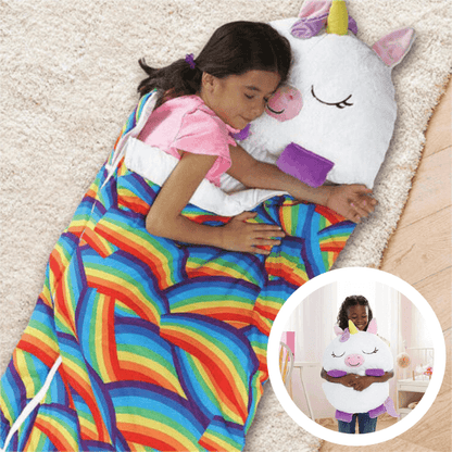 SnuggleBuddy™ | Sleeping Bag For Children & Sleepovers