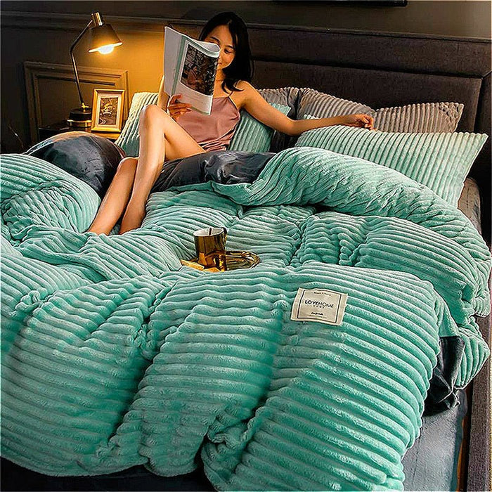 Velvet Fleece Duvet Cover